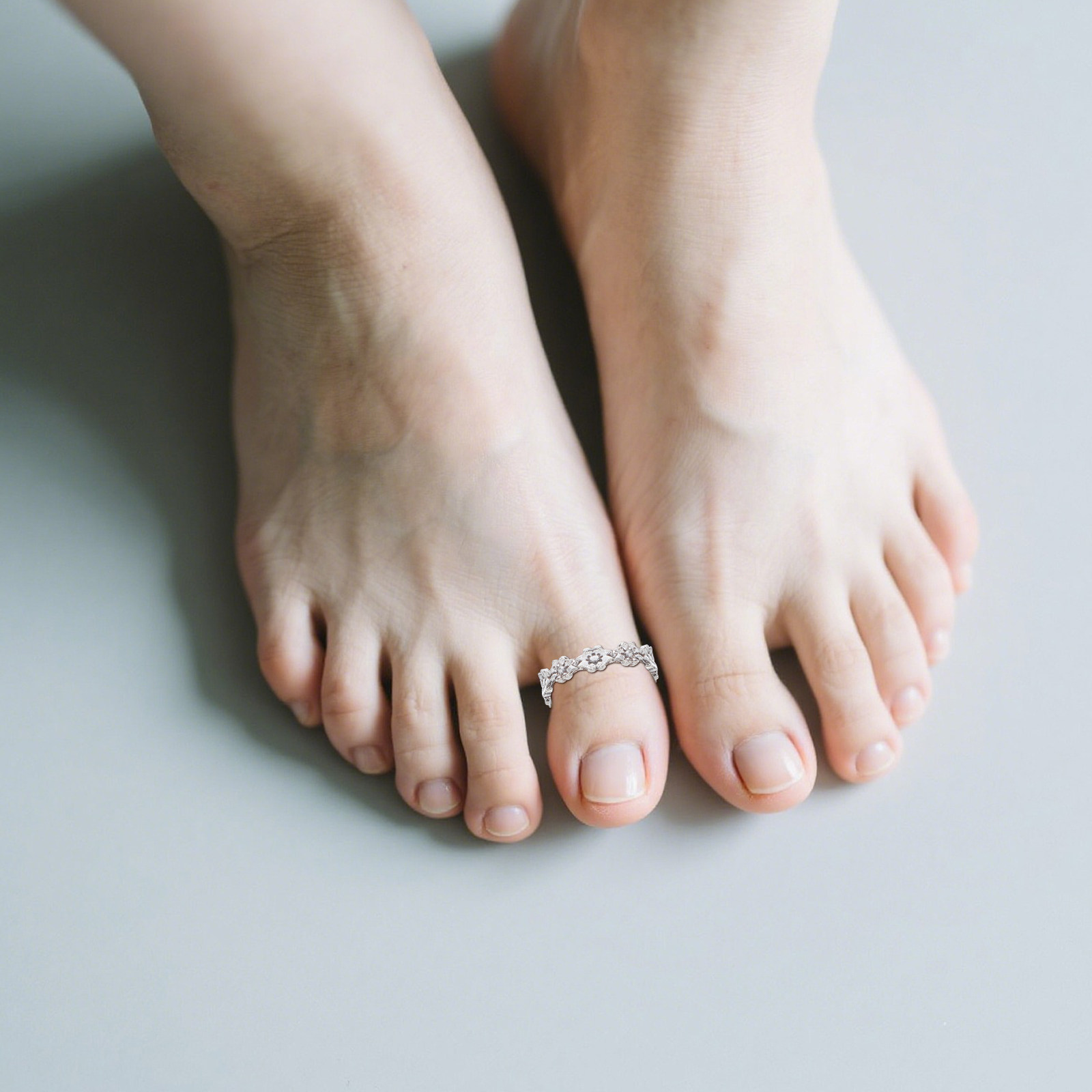 Vintage Fashion Rings - 12Pcs Adjustable Toe Rings Set Vintage