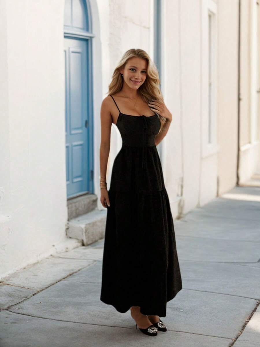 Vintage Fashion For Women - Classic Vintage A-Line Slip Dress Backless