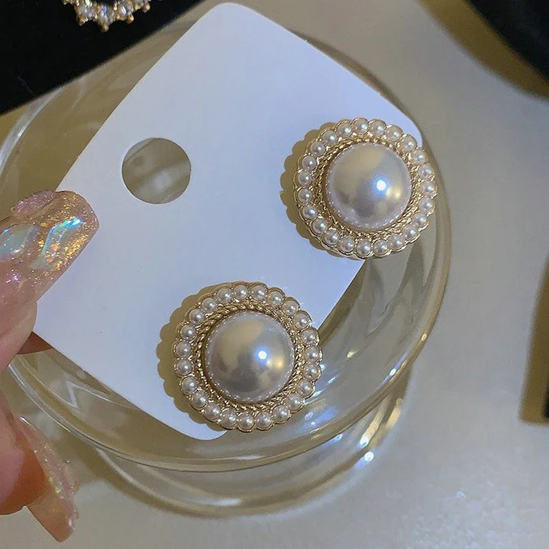 Vintage Fashion Ornaments - New Fashion Bohemian Big Imitation Pearl