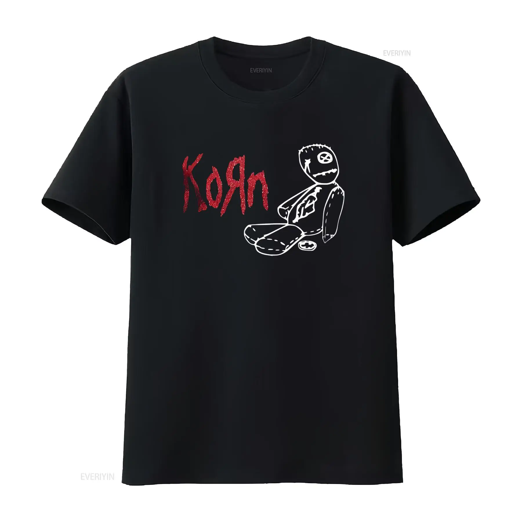 Vintage Fashion Doll - Korn Red Glitter Baby T Shirt
