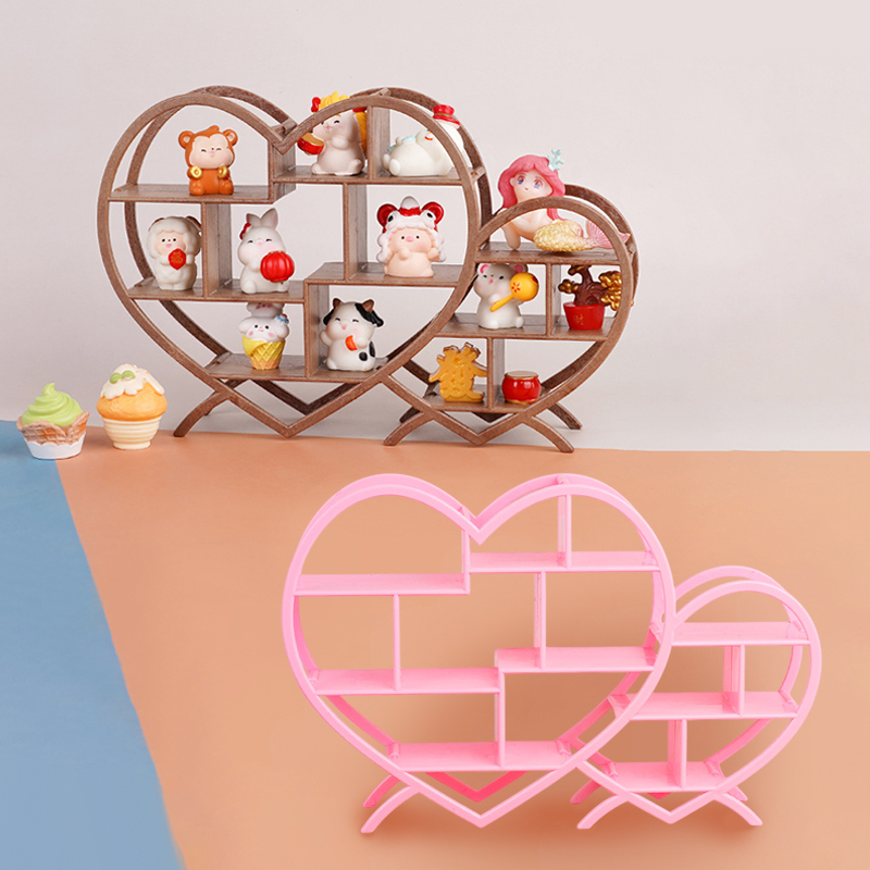 Vintage Fashion Ornaments - Vintage Mini Heart Shelf Ornament Multilayer