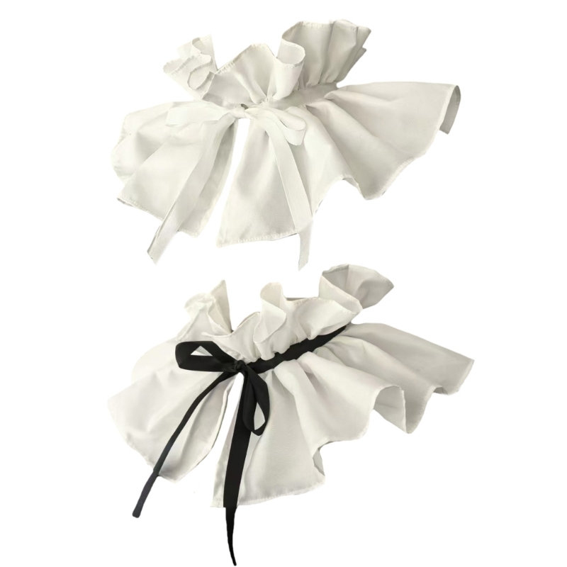 Vintage Victorian Fashion - Vintage Victorian Ruffle Stand False Collar