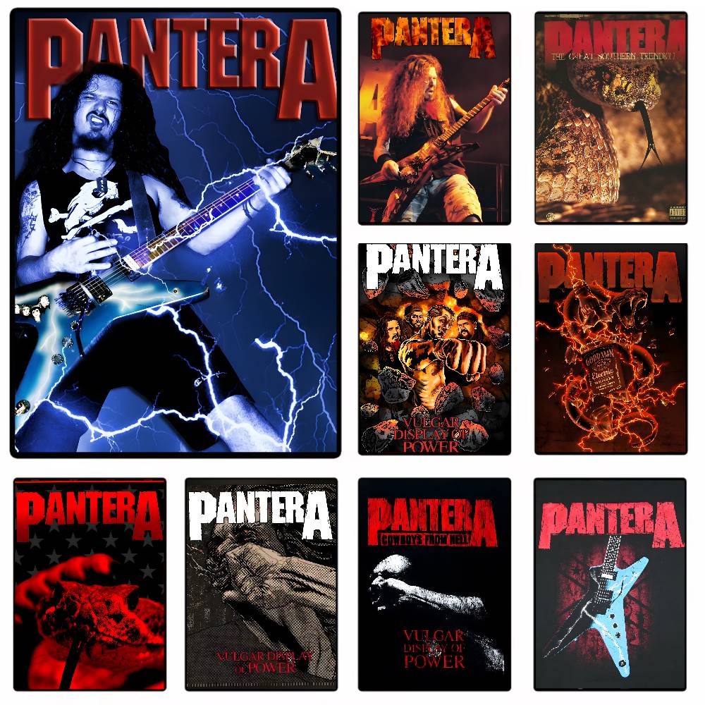 Vintage Fashion Prints For Wall - Vintage Music P-Pantera Band Fashion Poster