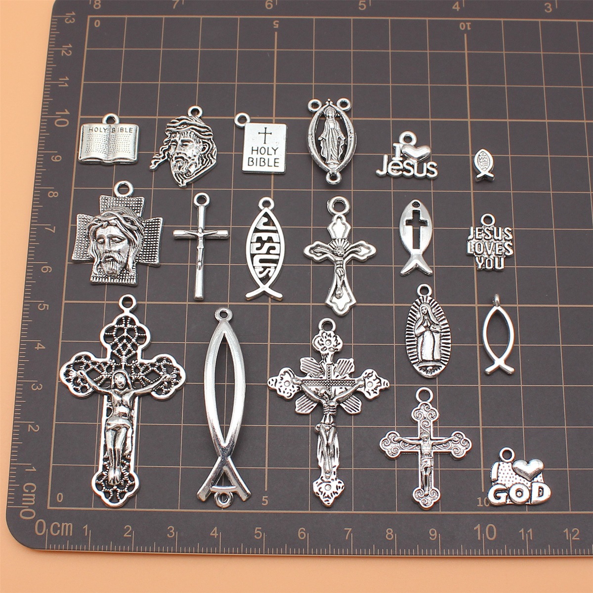 Vintage Fashion Stores - 150Pcs/Bag 18 Styles Antique Silver Color