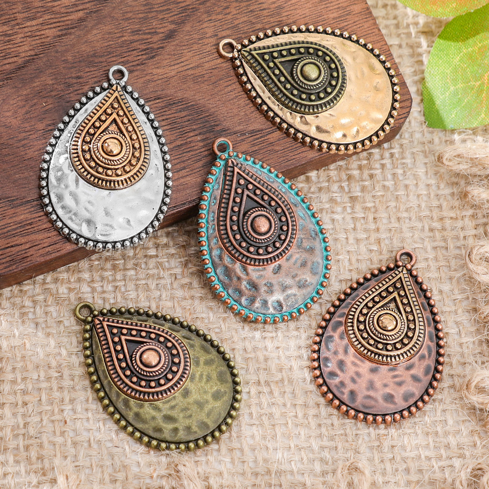 Vintage Fashion Stores - Retro Vintage Ethnic Bohemia Teardrop Pendants