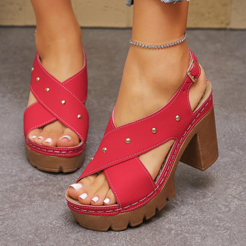 Vintage Fashion For Women - Vintage Super High Heel Cross Strap