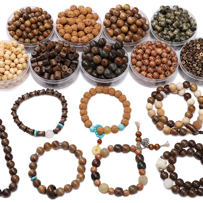 1-130pcs Vintage Natural Wood  - Vintage Fashion Stores avaliação e preço