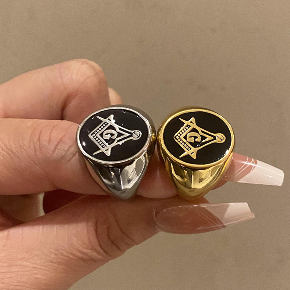 Men Vintage 316L Stainless Ste - Vintage Fashion Rings avaliação e preço