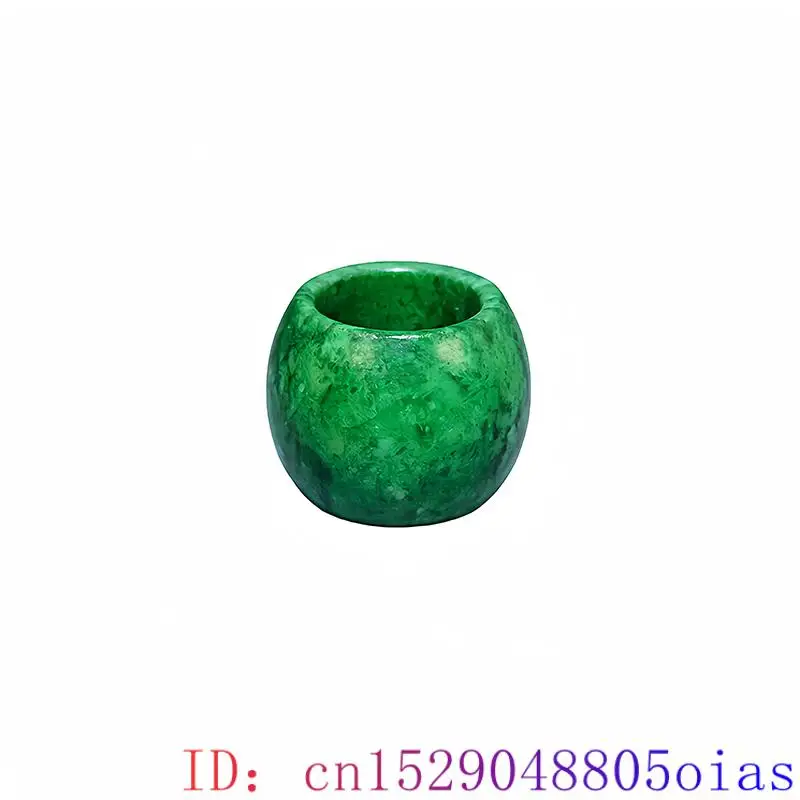 22mm Green Real Jade Rings for - Vintage Fashion Rings avaliação e preço