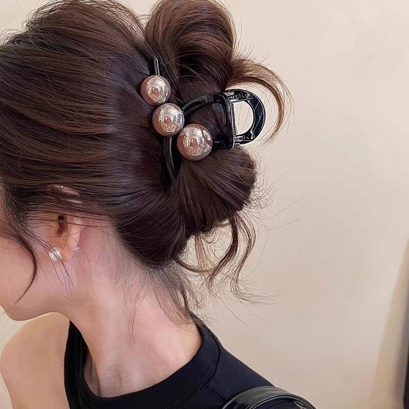 Korean Pearl Cross Hair Claws  - Vintage Fashion Ornaments avaliação e preço