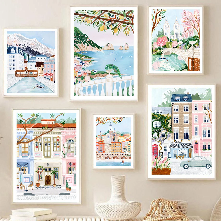 Minimalist Canvas Nordic Poste - Vintage Fashion Prints For Wall avaliação e preço