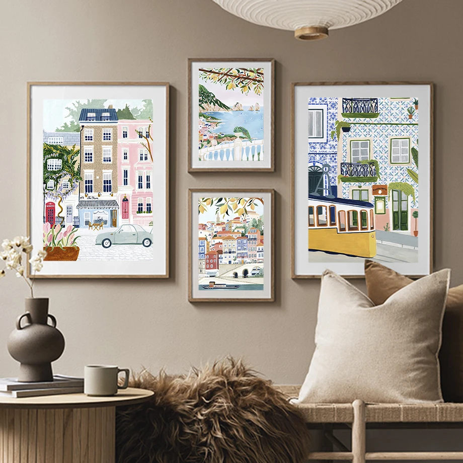 Minimalist Canvas Nordic Poste - Vintage Fashion Prints For Wall avaliação e preço