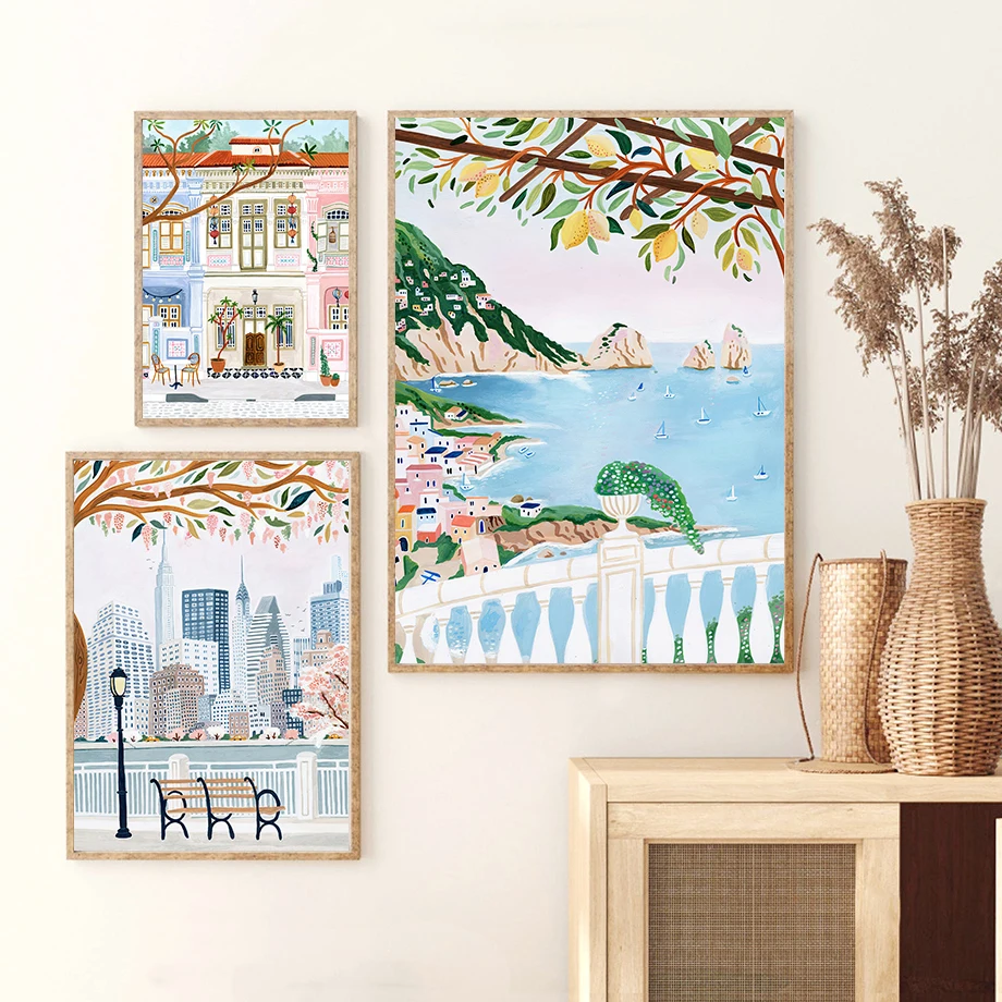 Minimalist Canvas Nordic Poste - Vintage Fashion Prints For Wall avaliação e preço