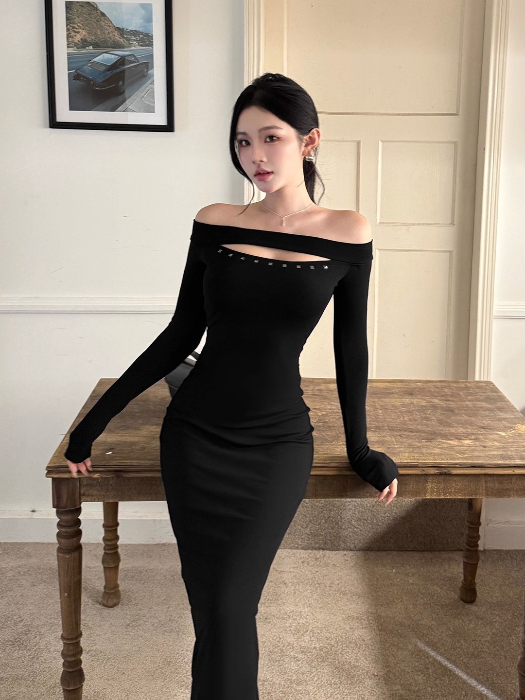 Bodycon Dresses Roses Woman Fa - Vintage Fashion Influencers avaliação e preço