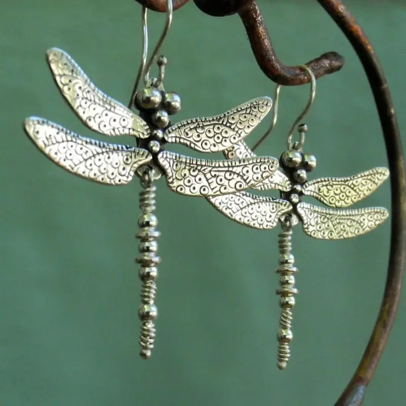 Vintage Dragonfly Design Carve - Vintage Fashion Ornaments avaliação e preço