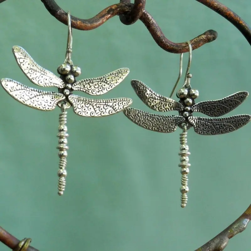 Vintage Dragonfly Design Carve - Vintage Fashion Ornaments avaliação e preço