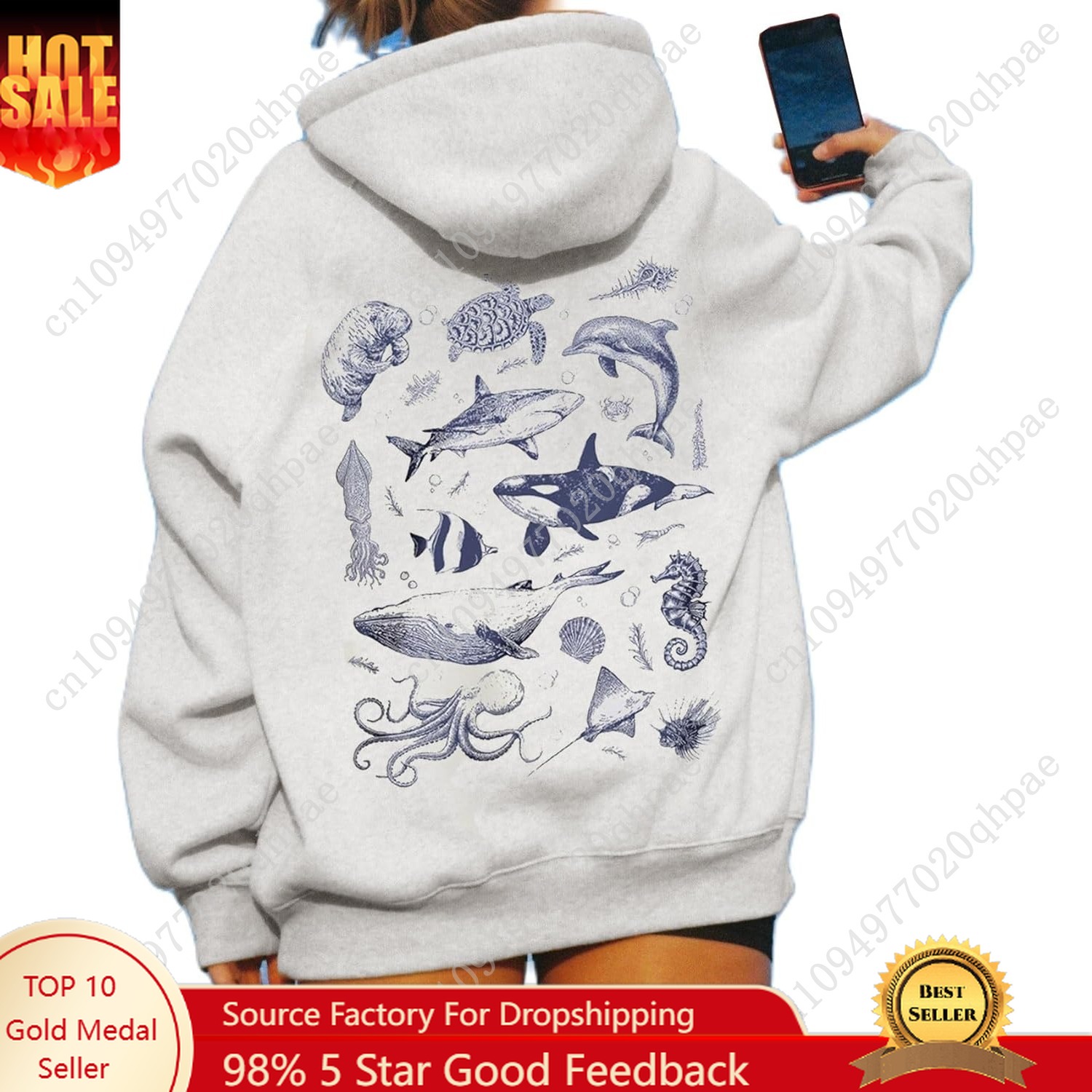 Cute Hoodies for Teen Girls Wo - Printed Floral Shirt avaliação e preço