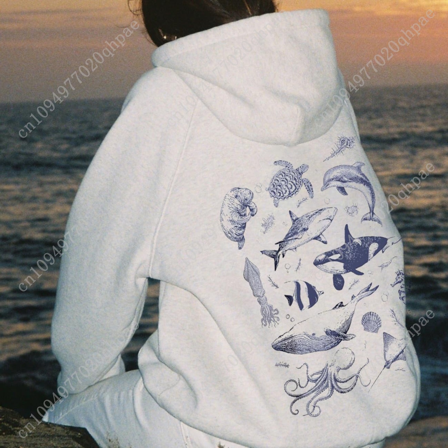 Cute Hoodies for Teen Girls Wo - Printed Floral Shirt avaliação e preço