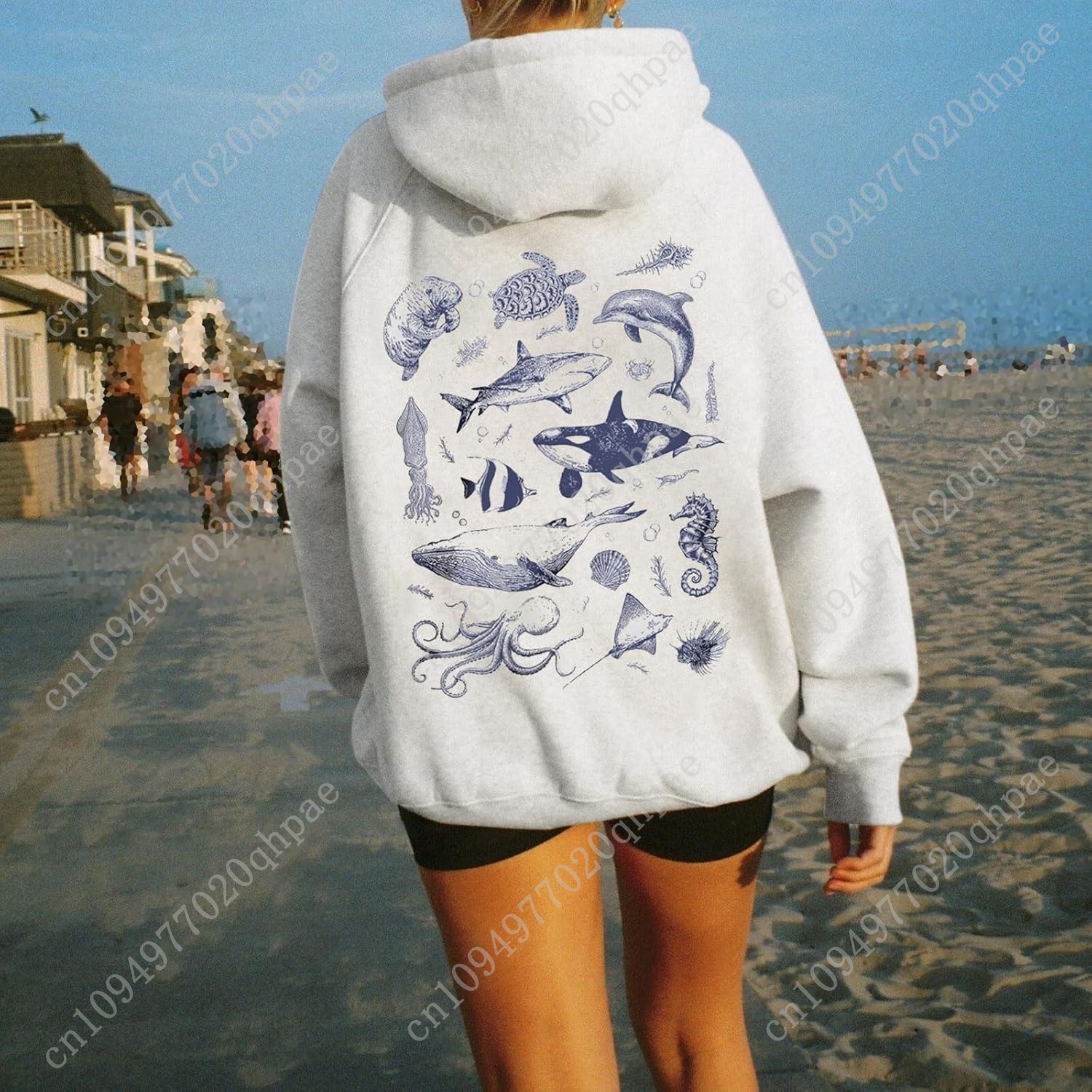 Cute Hoodies for Teen Girls Wo - Printed Floral Shirt avaliação e preço