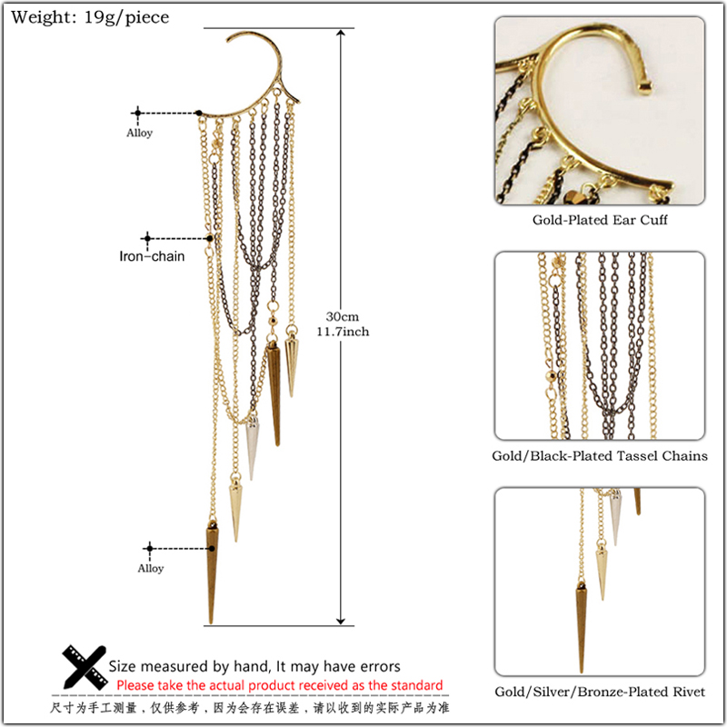 1piece Vintage Ear Hook Clip E - Vintage Fashion Ornaments avaliação e preço