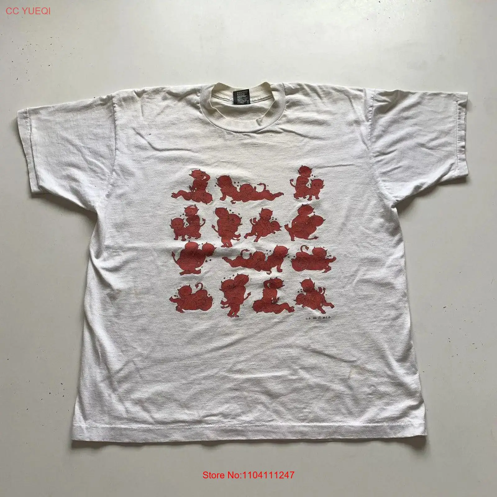 Vintage 1990s Devil Sex Funny  - Vintage Fashion Victim Shirt avaliação e preço
