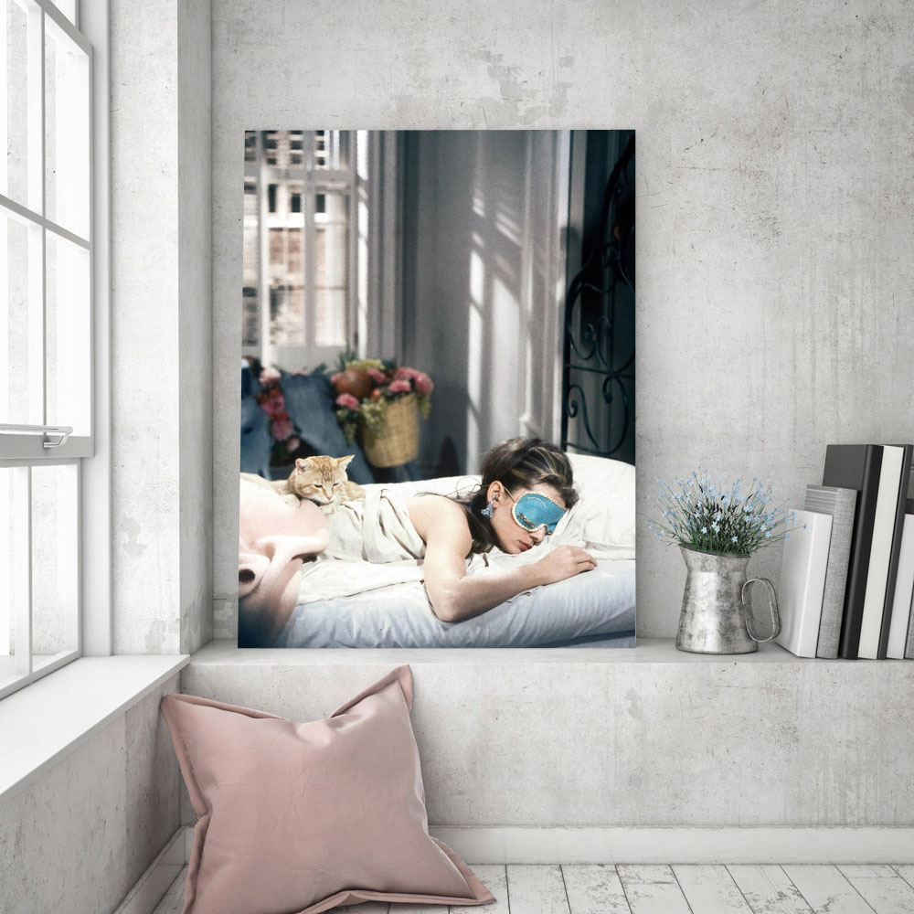Audrey Hepburn Breakfast Poste - Vintage Fashion Prints For Wall avaliação e preço