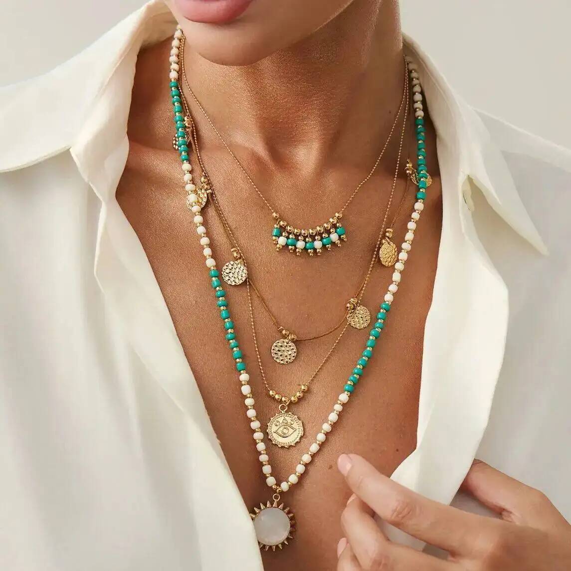 IngeSight.Z 2Pcs/set Boho Ethn - Z Vintage Fashion avaliação e preço