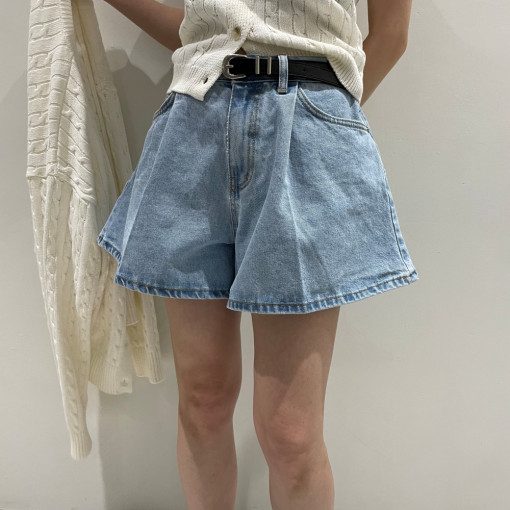 High Waist Denim Shorts Minima - Vintage Fashion Influencers avaliação e preço