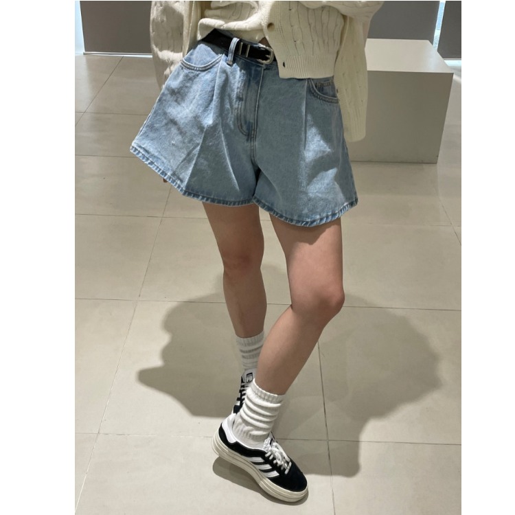 High Waist Denim Shorts Minima - Vintage Fashion Influencers avaliação e preço