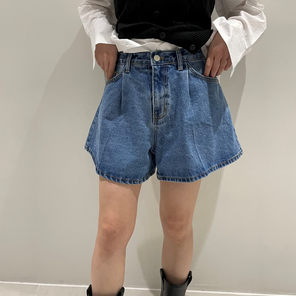 High Waist Denim Shorts Minima - Vintage Fashion Influencers avaliação e preço