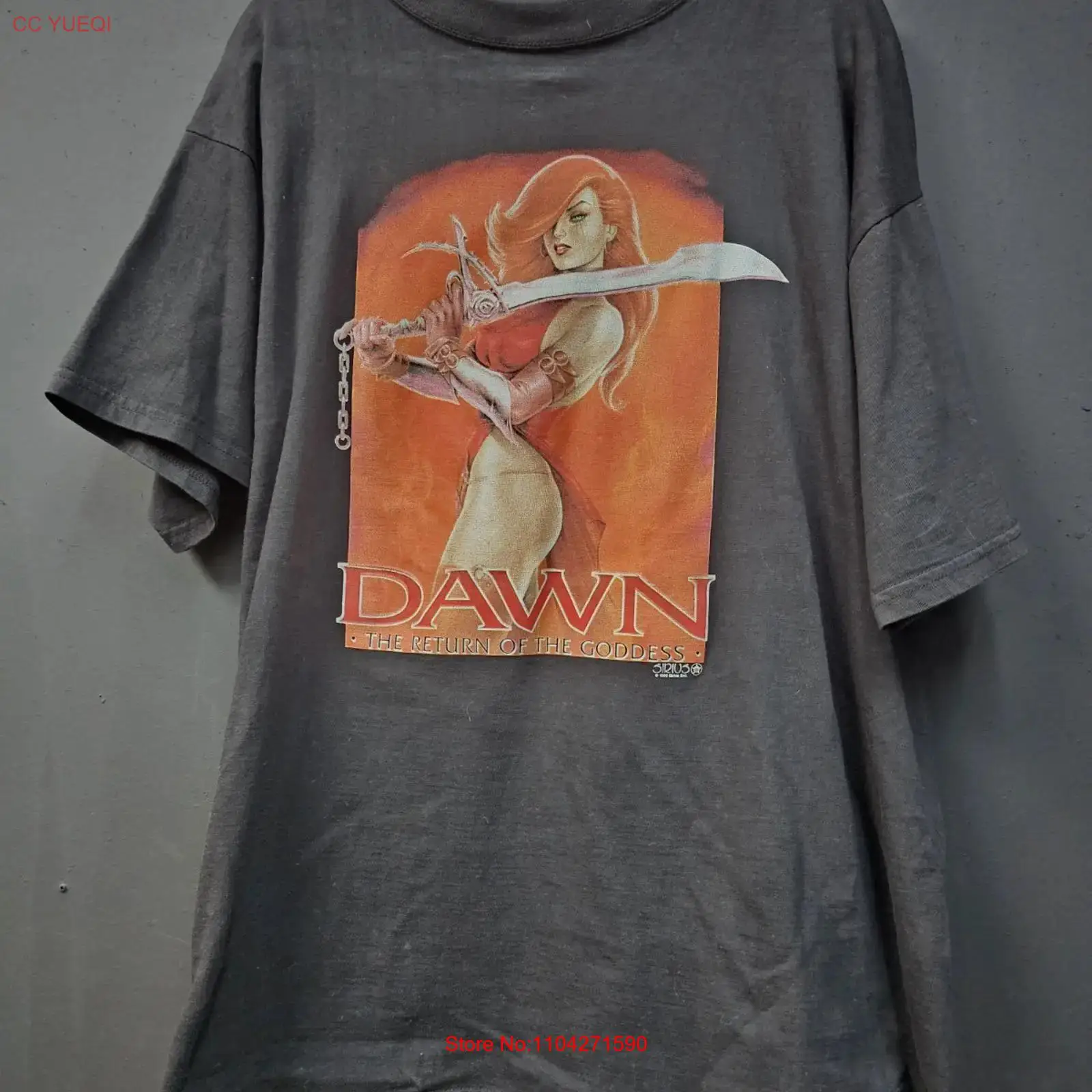 Vintage 1990s Dawn T Shirt Siz - Vintage Fashion Victim Shirt avaliação e preço