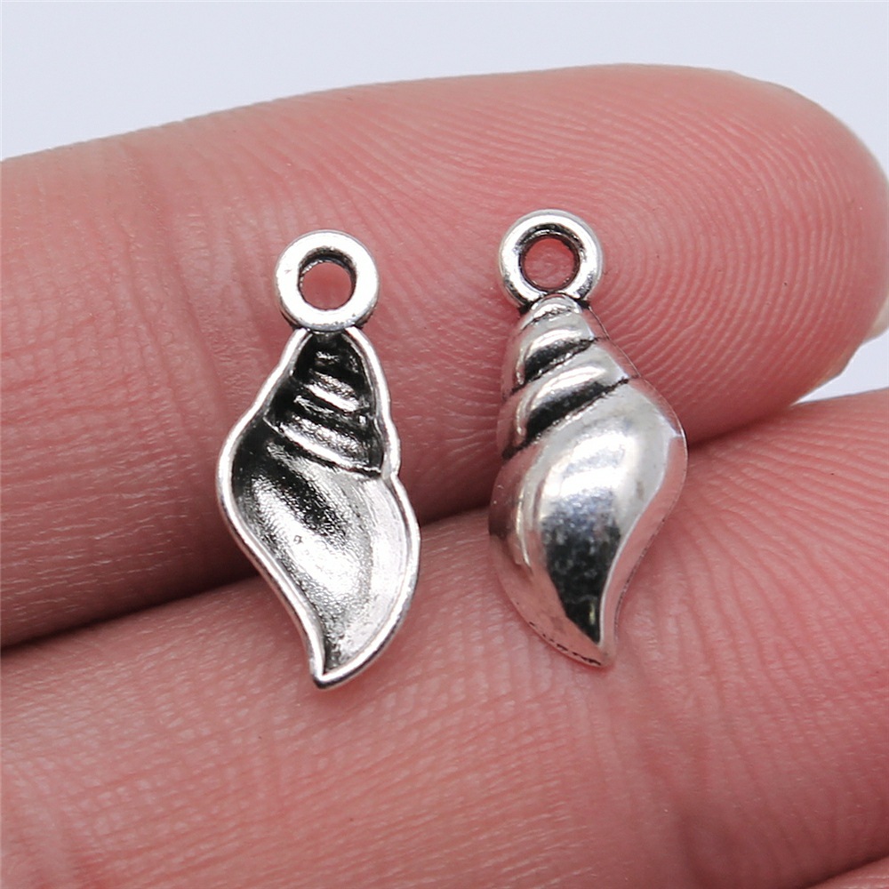 20pcs 16x17mm Antique Silver C - Vintage Fashion Stores avaliação e preço