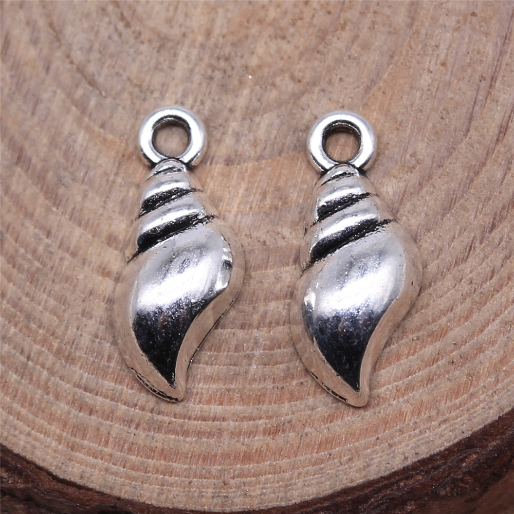 20pcs 16x17mm Antique Silver C - Vintage Fashion Stores avaliação e preço