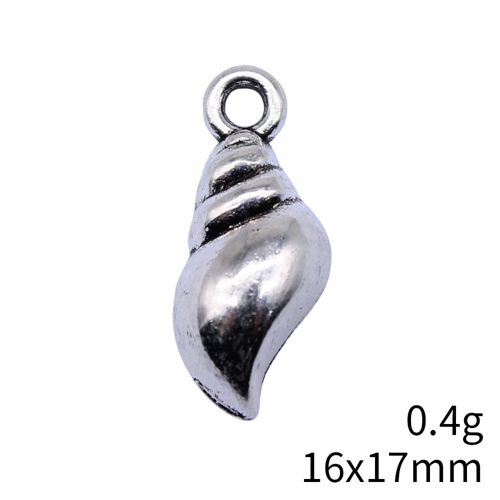 20pcs 16x17mm Antique Silver C - Vintage Fashion Stores avaliação e preço