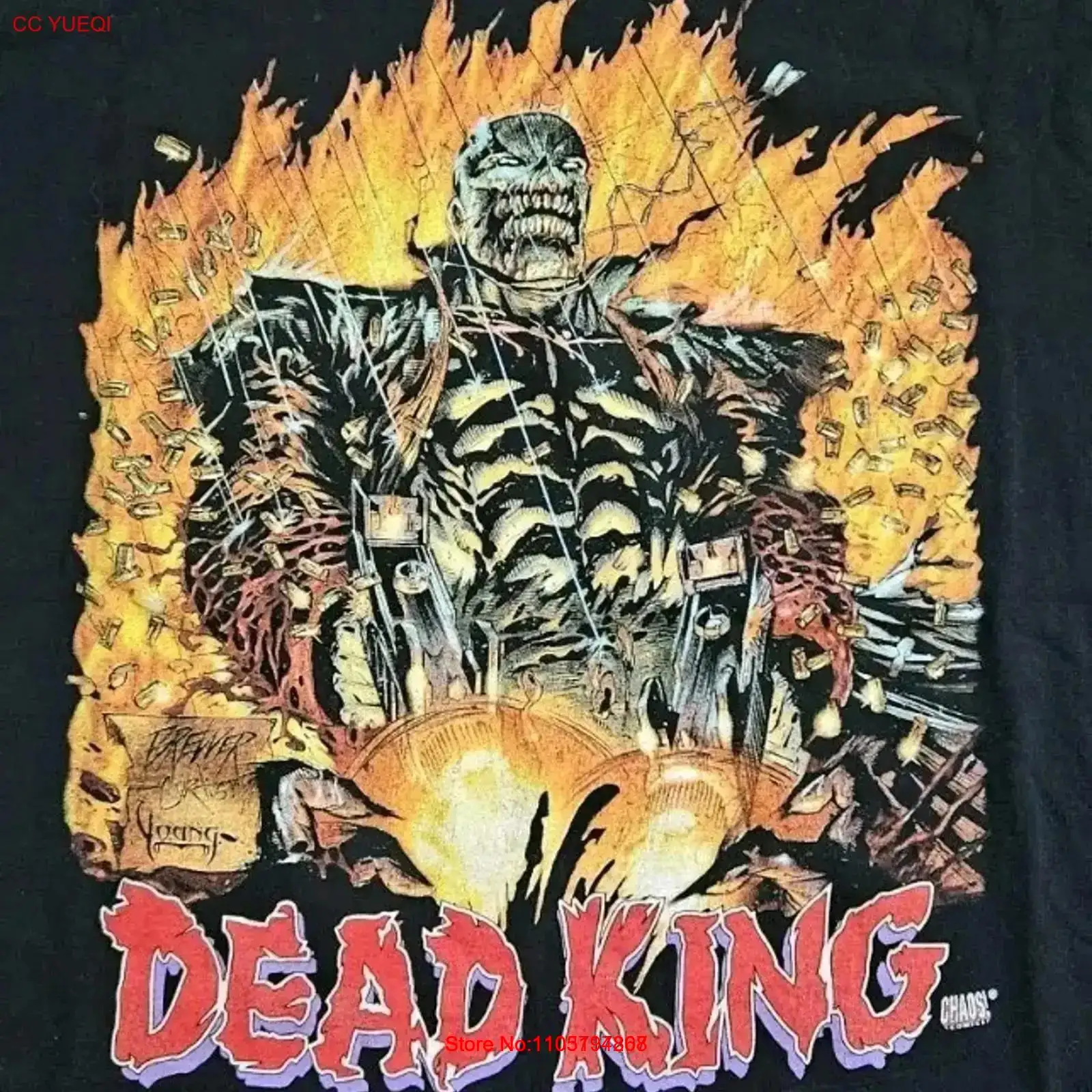 Vintage 90s Choas Comics Dead  - Vintage Fashion Victim Shirt avaliação e preço