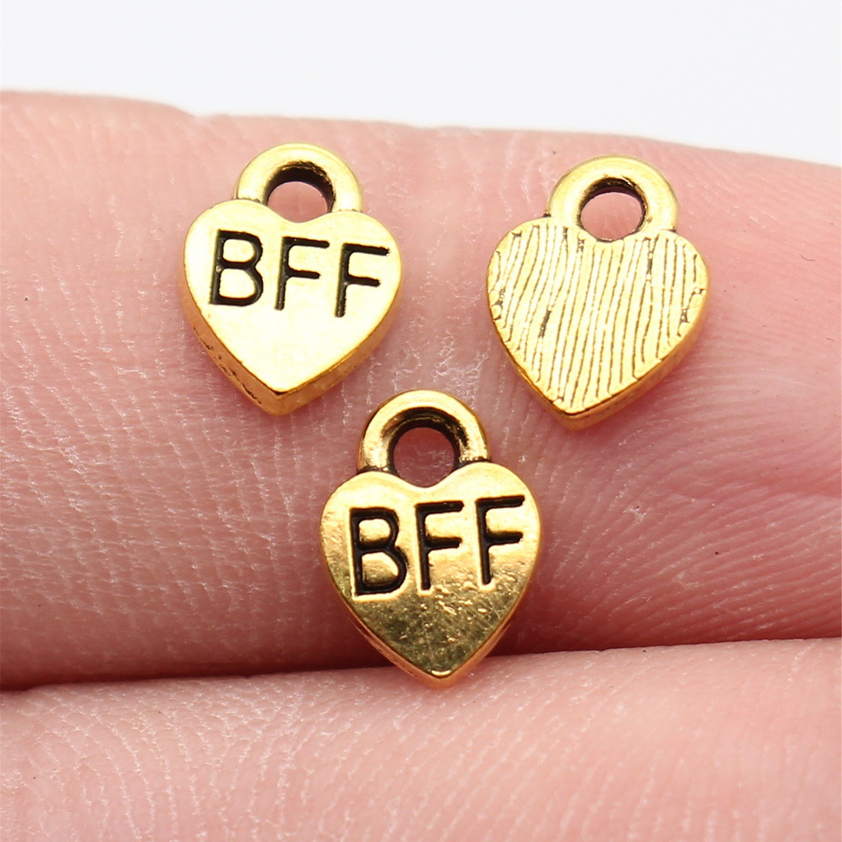 40pcs 9.3x7mm Antique Gold Col - Vintage Fashion Stores avaliação e preço
