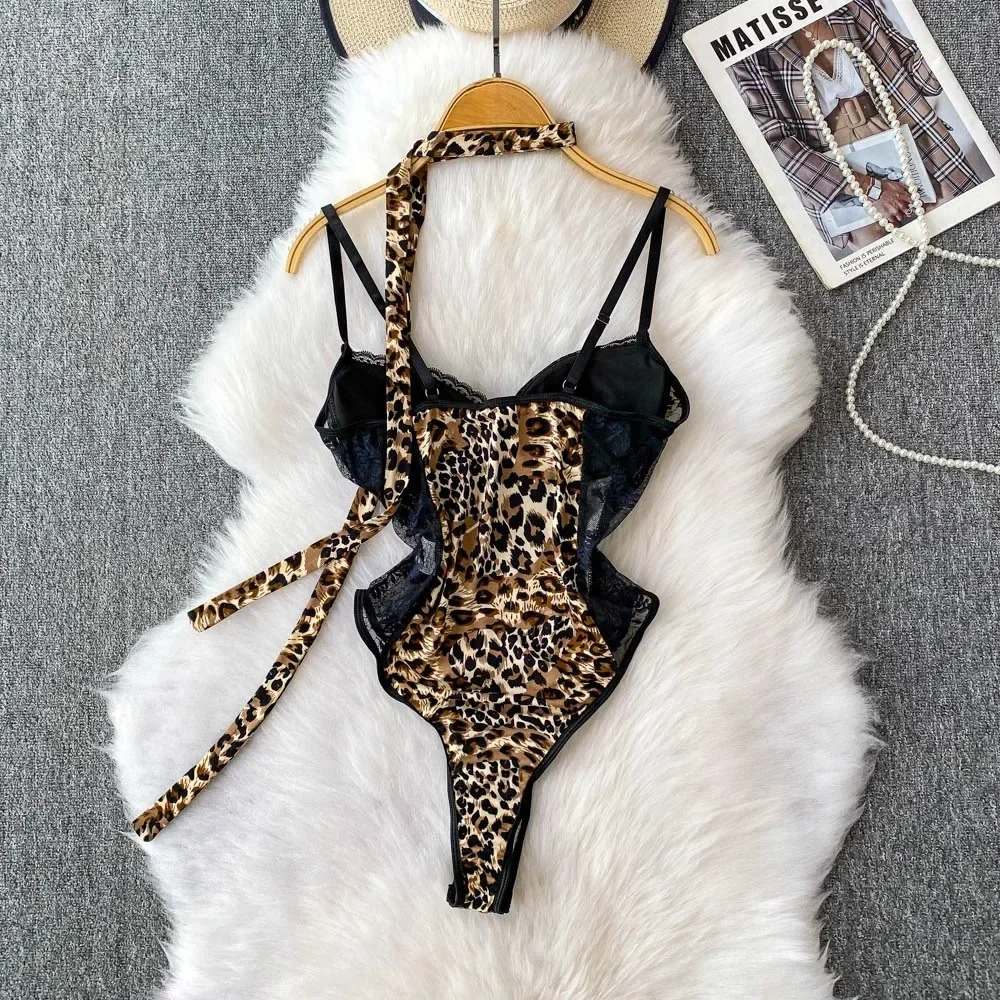 Women Hotsweet V-neck Leopard  - Vintage Fashion For Women avaliação e preço