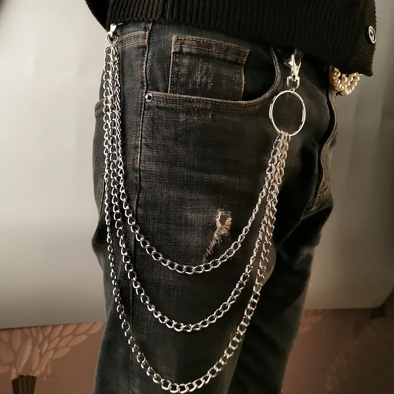 Layer Metal Belt Chain Punk Ho - Vintage Fashion Stores avaliação e preço