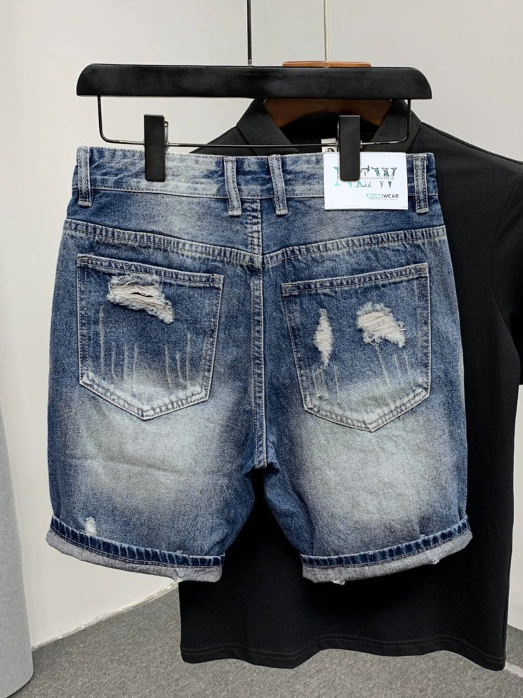 2026 Summer Ripped Straight Me - Vintage Fashion Stores avaliação e preço