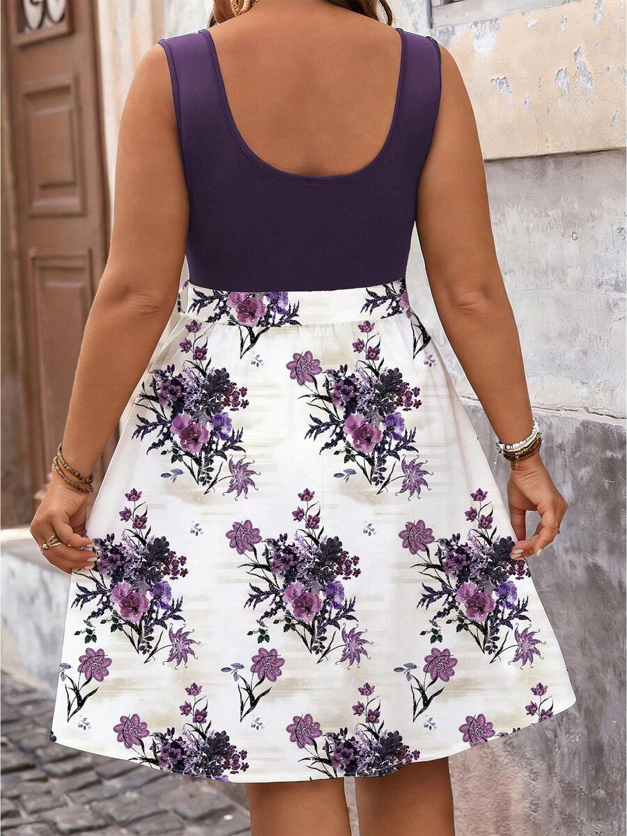 Plus Size Women Casual Vacatio - Printed Floral Shirt avaliação e preço