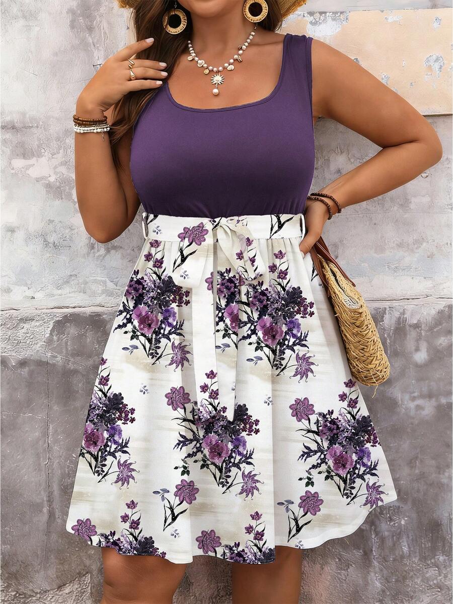Plus Size Women Casual Vacatio - Printed Floral Shirt avaliação e preço