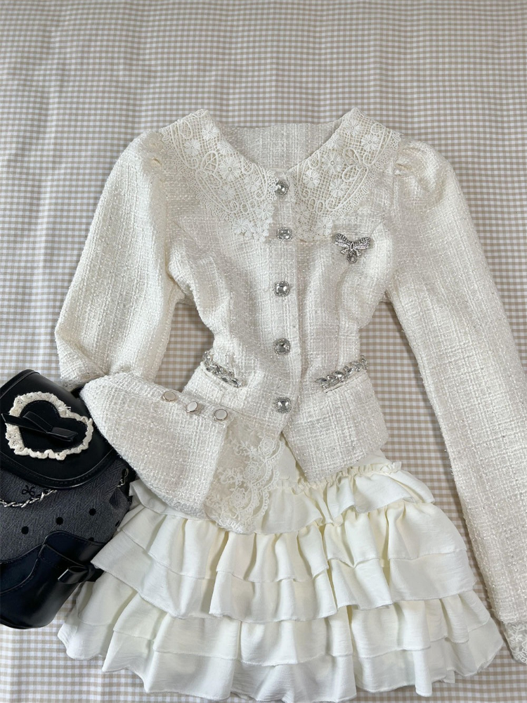 New Autumn French Elegant Fash - Vintage Fashion Retro Outfit avaliação e preço