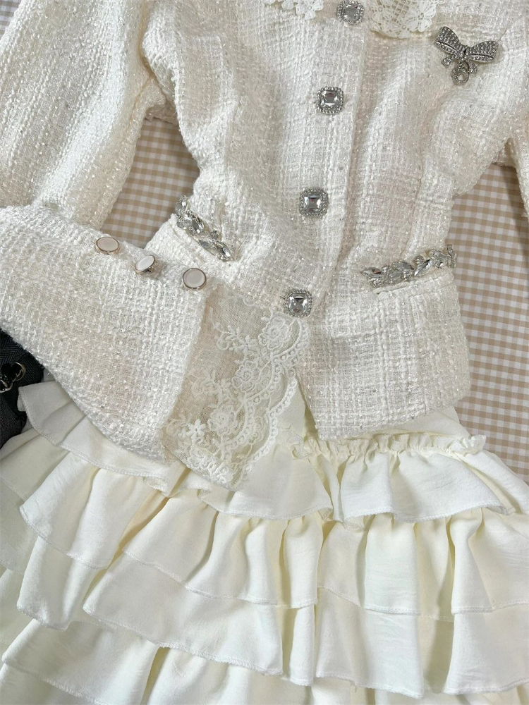 New Autumn French Elegant Fash - Vintage Fashion Retro Outfit avaliação e preço