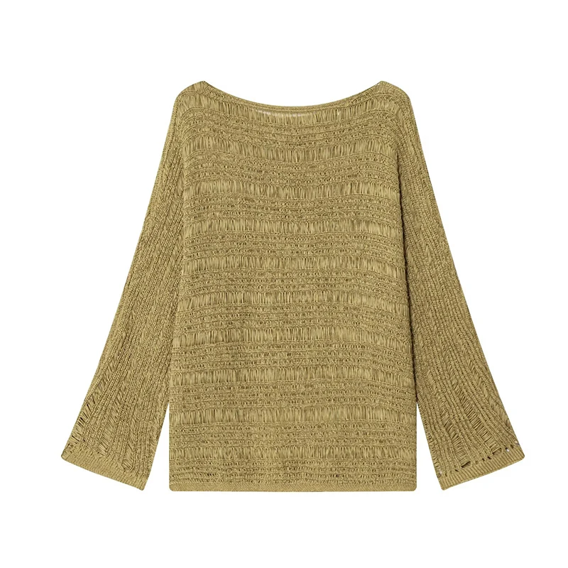 Vintage Boat Neck Knit Sweater - Vintage Fashion For Women avaliação e preço