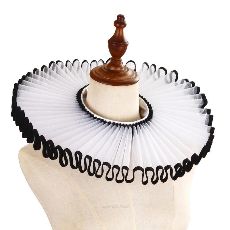 X5XA Vintage Ruffled Lace Coll - Vintage Victorian Fashion avaliação e preço