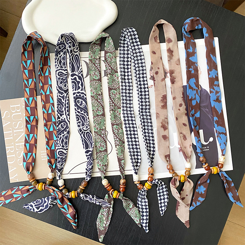 Vintage Bohemian Skinny Scarf  - Vintage Fashion Rings avaliação e preço