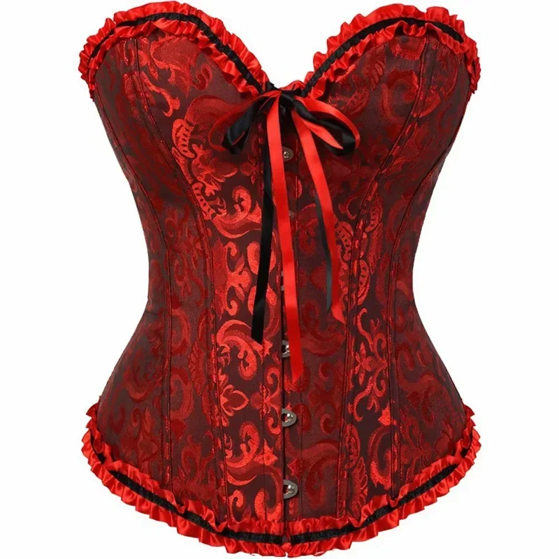 Corset Top Plus Size Women Bus - Vintage Victorian Fashion avaliação e preço