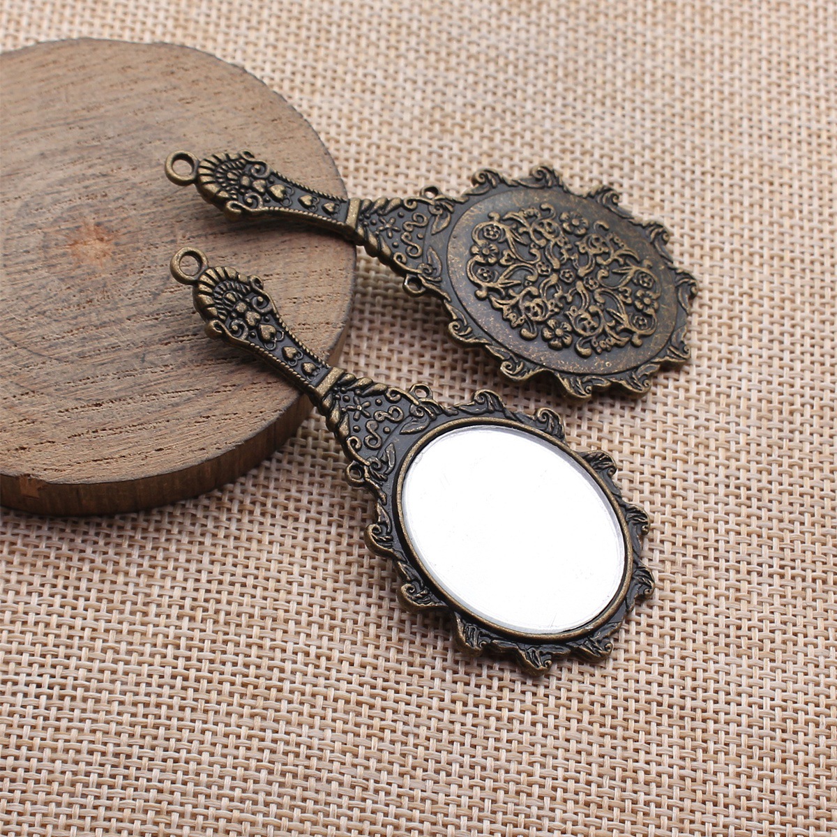 1pcs 70x33mm 2 Colors Antique  - Vintage Fashion Stores avaliação e preço