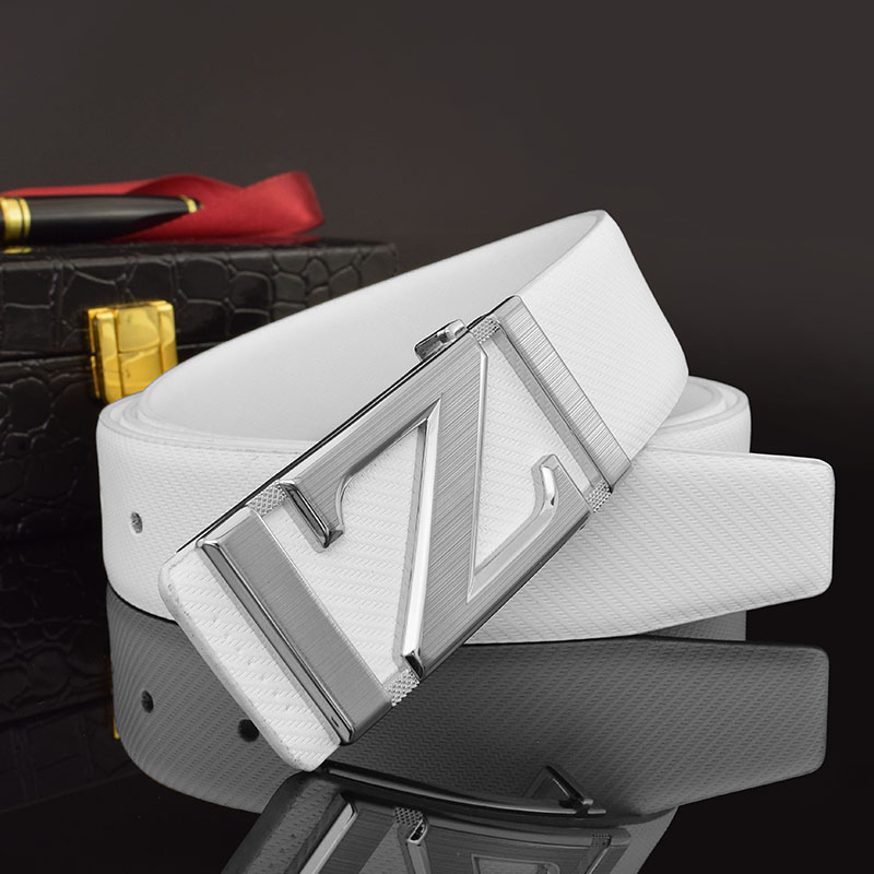 New White Men's Belt Designer  - Z Vintage Fashion avaliação e preço