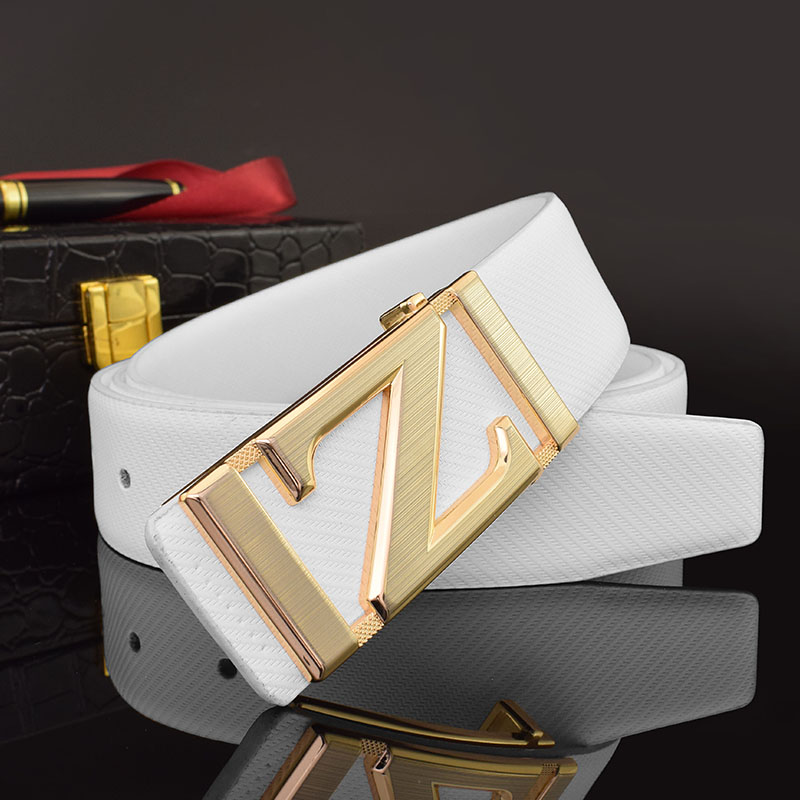 New White Men's Belt Designer  - Z Vintage Fashion avaliação e preço